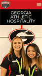 Mobile Screenshot of georgiaathletichospitality.com